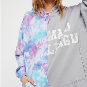 Free People Two of a Kind Tie Dye Hoodie